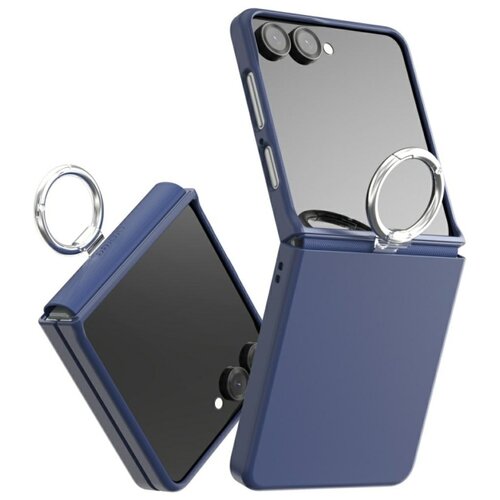 Etui ARAREE Aero Flex R Reast-Grip Ring do Samsung Galaxy Z Flip 7 Granatowy