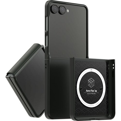 Etui ARAREE Aero Flex M MagSafe do Samsung Galaxy Z Flip 7 Czarny