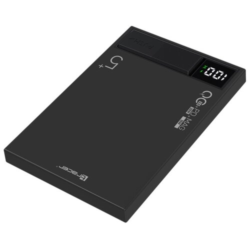 Czarny powerbank z wyświetlaczem pokazującym "20" oraz oznaczeniami "QC3.0", "PD", "MAG", "22.5W", "20W" i przyciskiem z napisem "Push". Logo "Tracer" znajduje się na powierzchni urządzenia.