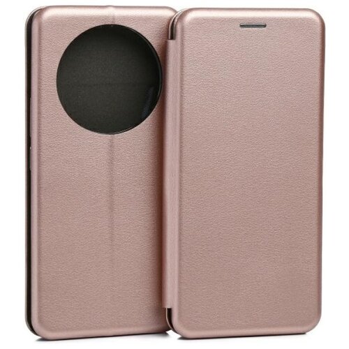Etui BELINE Book Magnetic do Honor Magic 7 Lite Różowo-złoty