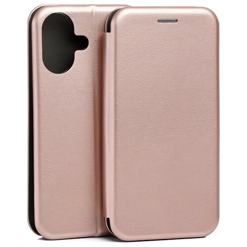 Etui BELINE Book Magnetic do Apple iPhone 17 Różowo-złoty
