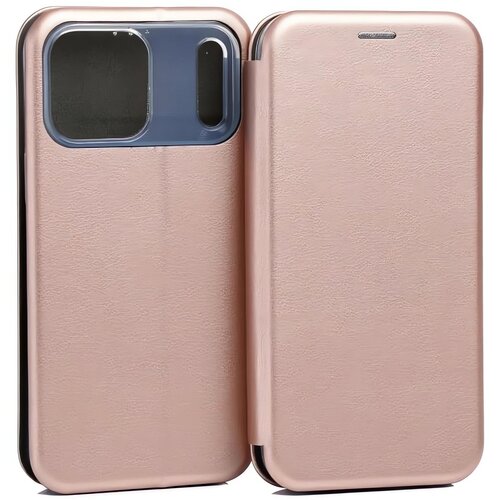 Etui BELINE Book Magnetic do Apple iPhone 17 Pro Różowo-złoty