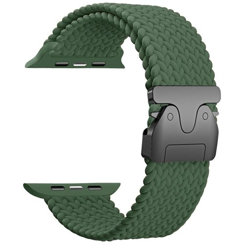 Pasek BELINE Woven Nylon Parachute do Apple Watch 38/40/41 mm Oliwkowy