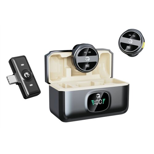 Mikrofon HAWK HW-MIC201 + LAMPA PIERŚCIENIOWA LED XLINE SF401 RGB + STATYW