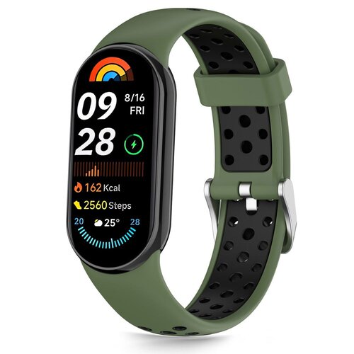Pasek TECH-PROTECT IconBand Air do Xiaomi Smart Band 8/9/10/NFC Zielono-czarny