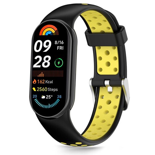 Pasek TECH-PROTECT IconBand Air do Xiaomi Smart Band 8/9/10/NFC Czarno-żółty