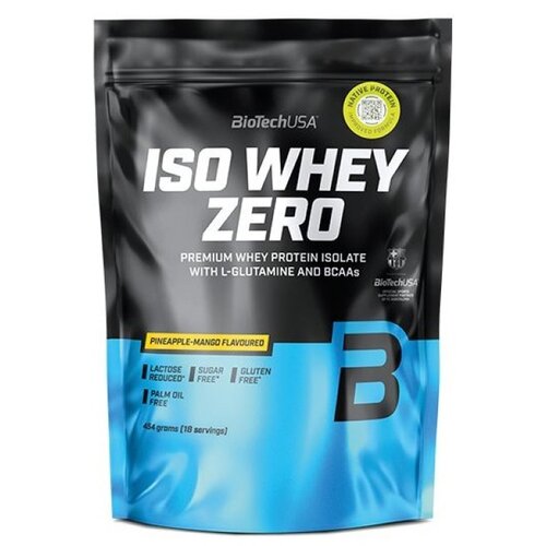 Odżywka białkowa BIOTECH Iso Whey Zero Ananas-mango (454 g) Bez cukru