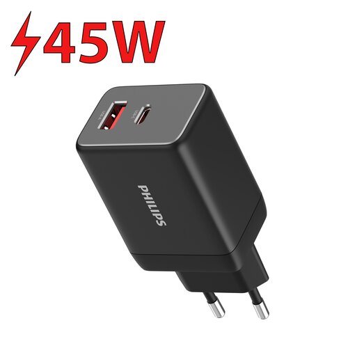 Ładowarka sieciowa PHILIPS PHIL-DLP4345CB/12 45W Czarny