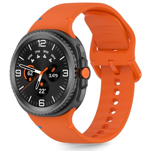 Pasek TECH-PROTECT Silicone do Samsung Galaxy Watch 8/Classic (40/44/46 mm) Pomarańczowy
