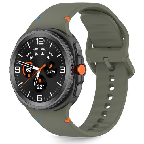 Pasek TECH-PROTECT Silicone do Samsung Galaxy Watch 8/Classic (40/44/46 mm) Ciemnozielony