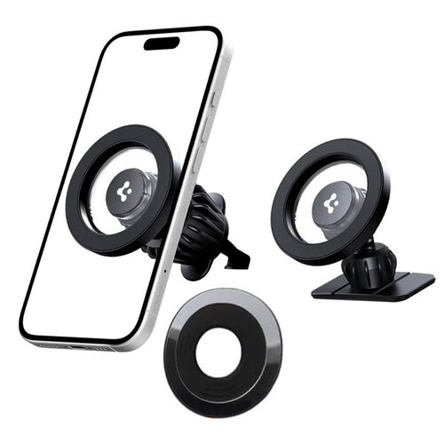 Uchwyt samochodowy SPIGEN MFT13 MagSafe Dashboard & Vent Czarny