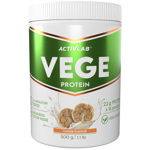 Odżywka białkowa ACTIVLAB Vege Protein Ciasteczkowy (500 g) Bez laktozy