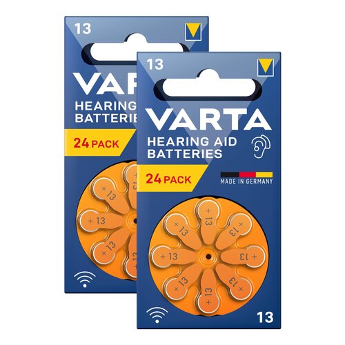 Baterie do aparatu słuchowego VARTA 13 PR48 (48 szt.)