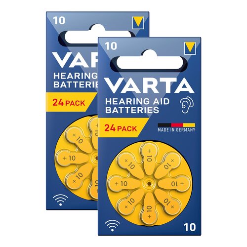 Baterie do aparatu słuchowego VARTA 10 PR70 (48 szt.)