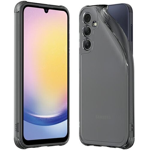 Etui ARAREE Flexield Samsung Galaxy A25 5G Przezroczysty-czarny