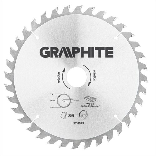 Tarcza do cięcia GRAPHITE 57H679 216 mm