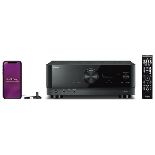 Amplituner YAMAHA MusicCast RX-V6A Czarny 7.2-kanałowy, 8K, Dolby Atmos, BT, AirPlay, Wi-Fi, Multiroom, Spotify