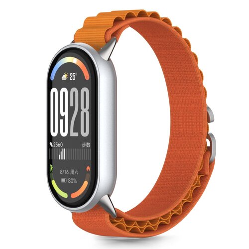 Pasek TECH-PROTECT Nylon Pro do Xiaomi Smart Band 8/9/10/NFC Pomarańczowy