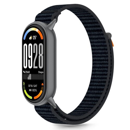 Pasek TECH-PROTECT Nylon Stripe do Xiaomi Smart Band 8/9/10/NFC Czarny