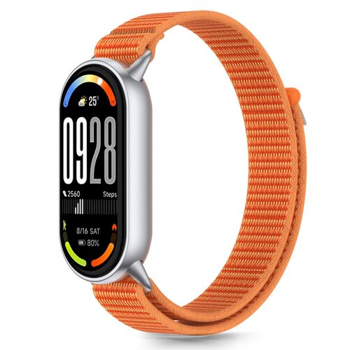 Pasek TECH-PROTECT Nylon Stripe do Xiaomi Smart Band 8/9/10/NFC Pomarańczowy