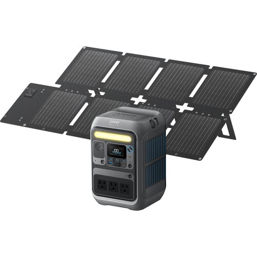 Stacja zasilania ANKER Solix C300X 288 Wh Bank energii + Panel solarny PS60 60W