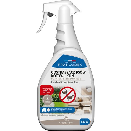 Spray odstraszający psy, koty i kuny FRANCODEX FR179169 500 ml