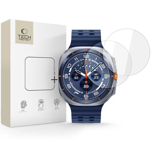 Szkło hartowane TECH-PROTECT Glass Fit+ do Samsung Galaxy Watch Ultra (47 mm) (2 szt.)