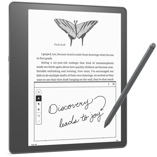 Czytnik e-booków AMAZON Kindle Scribe 64GB 10.2", Podświetlany ekran, Wi-Fi, Bez reklam + Rysik Premium