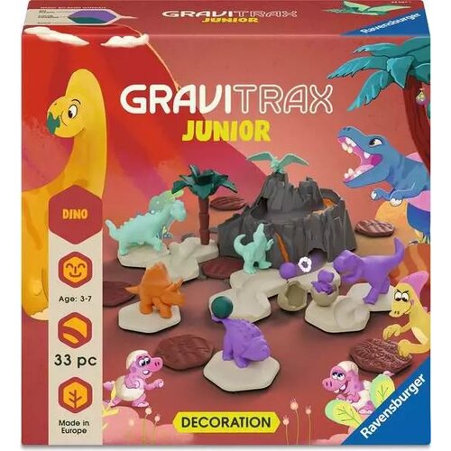 Gra logiczna RAVENSBURGER Gravitrax Junior Zestaw uzupełniający Dino 24587