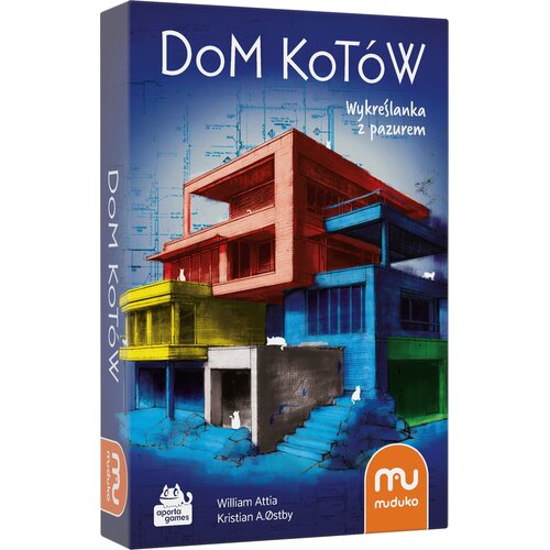 Gra towarzyska MUDUKO Dom kotów Wykreślanka z pazurem