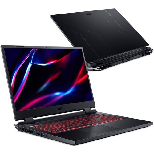 Laptop ACER Nitro 5 AN517-55-742S 17.3" IPS 144Hz i7-12700H 16GB RAM 512GB SSD GeForce RTX3050 Windows 11 Home