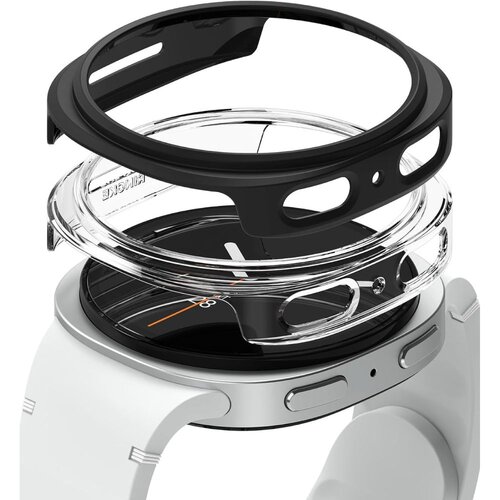 Etui RINGKE Slim do Samsung Galaxy Watch 8 (40 mm) Przezroczysty/Czarny (2 szt.)