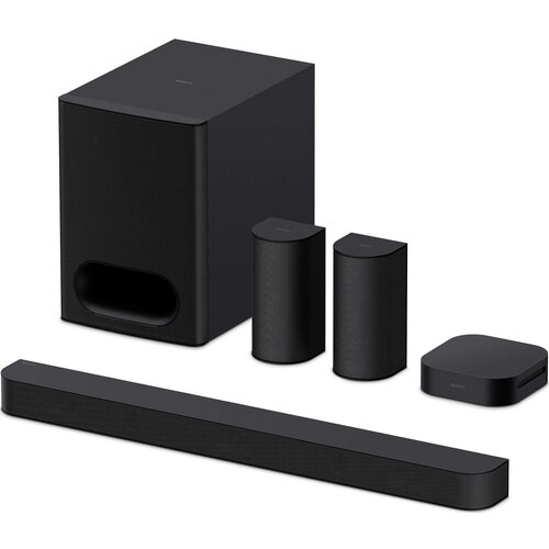 Soundbar SONY HT-S60/Bravia Theatre System 6 Czarny 5.1-kanałowy, 1000W, HDMI eARC, Bluetooth, Dolby Atmos, Dolby True HD, DTS:X