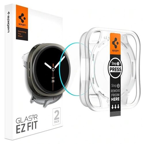 Szkło hartowane SPIGEN Glas.TR Ez Fit do Samsung Galaxy Watch 8 40 mm (2 szt.)