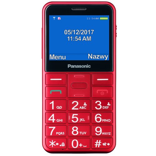 Telefon PANASONIC KX-TU155 Czerwony
