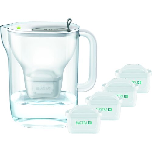 Dzbanek flitrujący BRITA Style XL Szary + 4 wkłady Maxtra+ Pure Performance
