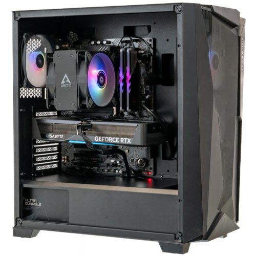 Komputer MAD DOG GeForce RTX5070 DLSS 4 Reflex Edition 2 Powered by Gigabyte AORUS301-I19WR32WP i5-14400F 32GB RAM 1TB SSD Wi-Fi Windows 11 Professional