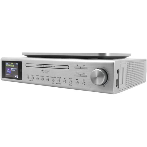 Radio SOUNDMASTER UR2180SI Cyfrowe Srebrny + Adapter TRACER CarLink Pro Bezprzewodowy Carplay