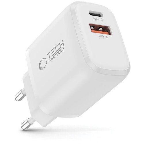 Ładowarka sieciowa TECH-PROTECT NCA30 PD 30W/QC3.0 Biały