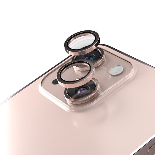 Szkło na aparat ETTERI Camera Lens Protector do Apple iPhone 13/13 Mini Różowy