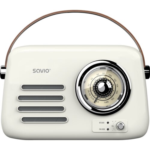 Radio SAVIO RS-02 Przenośne Biały