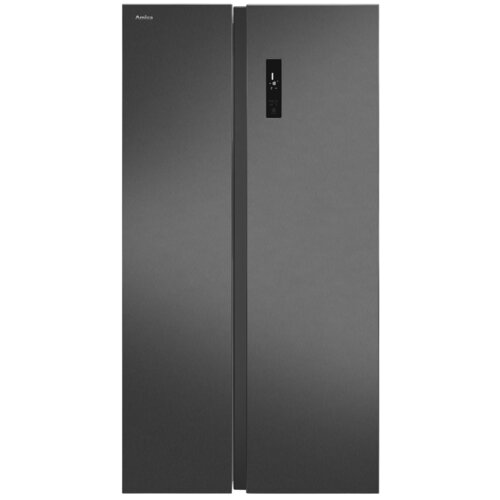 Lodówka AMICA FY5119.3DFBX Side by Side No frost 177cm Czarna