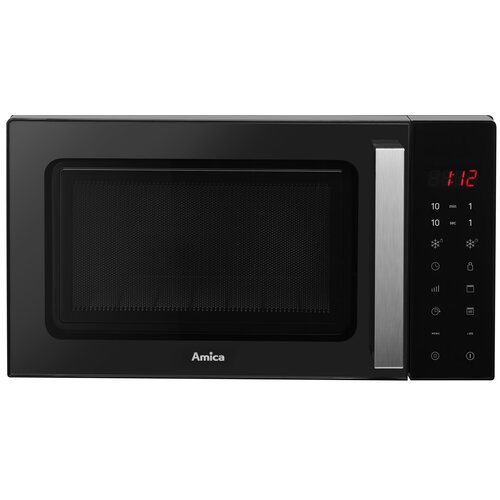 Kuchenka mikrofalowa AMICA AMGF23E1GFB 900W beztalerzowa pojemność 23L FullFlat Czarny