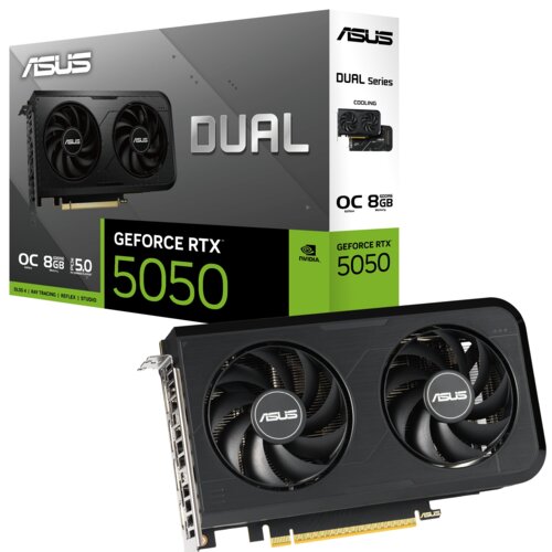 Karta graficzna ASUS Dual GeForce RTX 5050 OC Edition 8GB DLSS 4