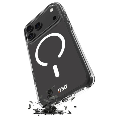 Etui PURO Impact Clear D3O MagSafe do Apple iPhone 17 Pro Przezroczysty