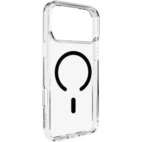 Etui PURO Lite Mag do Apple iPhone 17 Pro Max Przezroczysto-czarny