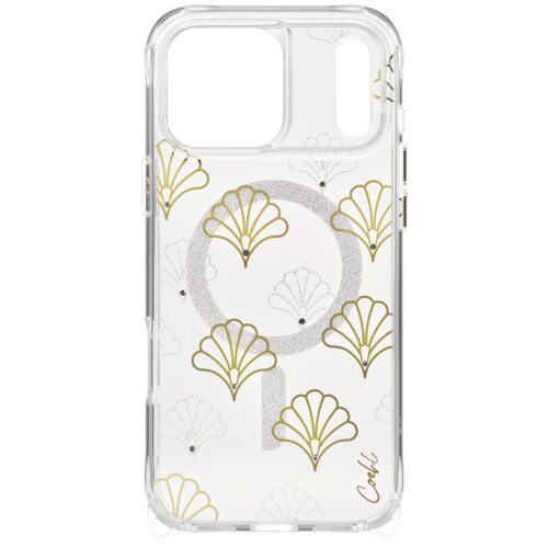 Etui UNIQ Coehl Maree Magnetic Charging do Apple iPhone 17 Pro Max Srebrny