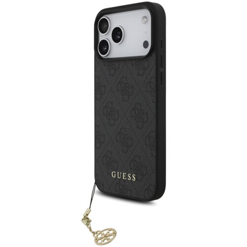 Etui GUESS 4G Charms Collection MagSafe do Apple iPhone 17 Pro Max Czarny