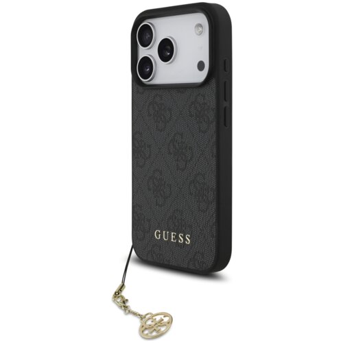 Etui GUESS 4G Charms Collection MagSafe do Apple iPhone 17 Pro Czarny