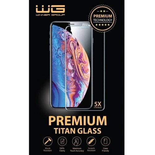 Szkło hartowane WINNER GROUP Premium 4D Full Glue do Apple iPhone 17 Air Czarny